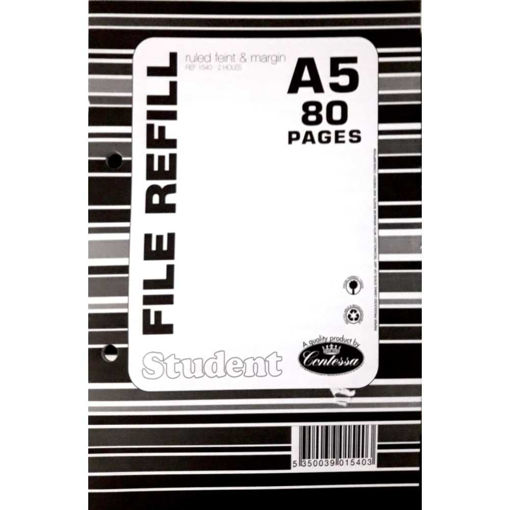 Picture of FILE REFILL PAD A5 2H 80PGS GLUED